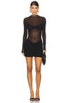 Платье мини каролина Superdown, черный - фото