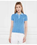 Футболка поло Slim fit Polo Ralph Lauren, синий - фото
