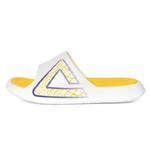 PEAK Тапочки-слайды унисекс белые желтые - фото