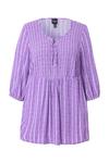 Туника Ulla Popken, фиолетовый - фото