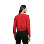 CALVIN KLEIN Свитер Женский Закатный Красный, XAT-Красный - фото 4