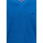 Свитер Fynch Hatton Superfine v neck, синий - фото 3