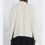 Шерстяной свитер обычного кроя Armani Exchange, экрю - фото 2