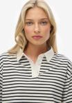 Поло Superdry & Co ATHLETIC ESSENTIALS CROPPED STRIPE RUGBY , Ecru Stripe/Blue - фото 3