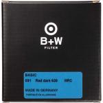 Фильтр B+W #630/091 Dark Red MRC Basic Filter (62mm) 66-1102701 - фото 4