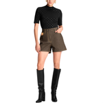 Топ FW25 женский LOUIS VUITTON, черный - фото 2