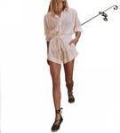 Шорты Delta белого цвета THE GREAT - фото 3