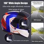 Шлем Halying для мотоцикла, синий / белый - фото 2