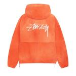 Худи Stussy Beach Shell Wave Dye Zip Hoodie, оранжевый - фото 2