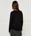 Блуза детская Patrizia Pepe с блестящим логотипом, черный - фото 3