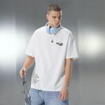 Футболка унисекс Magmode, белый вересково-серый и черный - фото 5