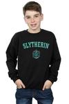 Толстовка с гербом Слизерина Harry Potter, черный - фото