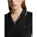 Поло с короткими рукавами Moncler, черный - фото 6