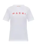 Футболка с логотипом Marni, белый - фото