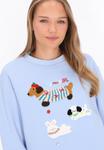 Толстовка myMo Sweatshirt, Light Blue - фото 4