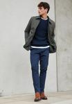 Свитер Selected SLHBERG CREW NECK B NOOS, цвет Navy Blazer/Melange - фото 4