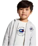 Бойс 2T-7 лого худи Tommy Hilfiger, черный - фото 2