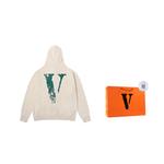 Толстовка унисекс VLONE, Бежевый/Зеленый - фото 4