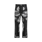 Брюки Who Decides War Darning Side Embroidery Pant, черный - фото