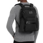 TUMI Альфа Браво Эластичный нейлоновый рюкзак мужской черный - фото 7