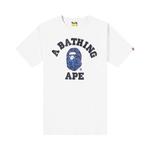 Футболка BAPE Sand Camo, Белый/Темно-синий - фото