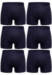 Боксеры Amaci&Sons 6 шт, цвет Navyblau/Navyblau - фото