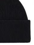 Шапка бини в рубчик Laneus, черный - фото 3