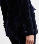 Бархатный блейзер Alex Perry, Midnight - фото 5