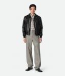 Leather nappa blouson BOTTEGA VENETA, черный - фото 4