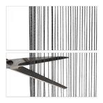 Relaxdays 3 шторы из ниток, черные, 90x245, черный - фото 6