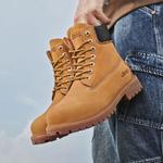 Ботинки Jeep на шнуровке с логотипом, песочный - фото 6