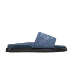 Сандалии Dior Aqua Sandal Blue Denim, синий - фото