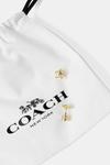 Серьги Coach, золотой - фото 3