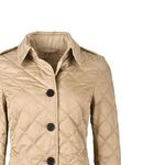 Женская стеганая куртка Burberry, бежевый - фото 6