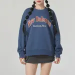 New Balance Свитшот женский синий - фото 4