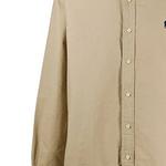 Рубашка с вышитым логотипом Polo Ralph Lauren, хаки - фото 9