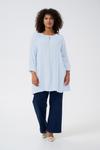 Туника KAFFE CURVE Ami, небесно-синий - фото 3