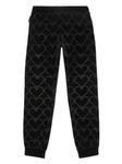 Спортивные штаны с сердечками Philipp Plein Junior, черный - фото 2
