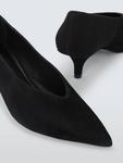 Туфли-лодочки Archer Suede на каблуке kitten John Lewis, Black - фото 4