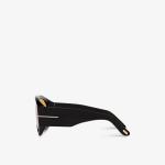 Солнцезащитные очки ft1044 bronson pilot-форма из ацетата Tom Ford, черный - фото 4