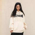 Свитшот унисекс REXSHION с круглым вырезом цвета хаки - фото 10