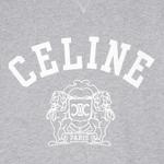 CELINE Толстовка SS25 для женщин серо-белая - фото 4