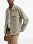 Джинсовая куртка-тракер Levi'S, зеленый - фото 3