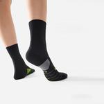 LiNing Running Collection Носки для бега Mid Calf Унисекс Черные, 1 пара (Черный) - фото 6
