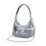 Champion Тканевая наплечная сумка small women's denim blue - фото 2