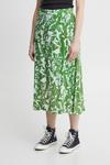 Юбка ICHI, зеленый - фото 2