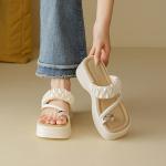 AGSDON Slide Slippers Women's Beige/Pink - фото 8