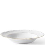 Тарелка KONSIMOВ белый, золотистый диаметр: 22 см - фото 5