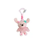 Брелок в виде плюшевого щенка с бантом, высота 10 см MIC RABBIT - фото