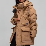 UNDEFEATED Унисекс пуховик, Brown - фото 10